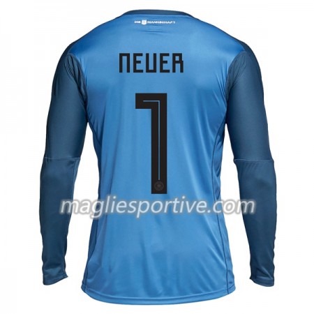 Completo Calcio Germania Neuer 1 Portiere Divisa Prima Mondiali 2018 ML